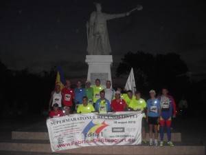 SuperMaratonul Recunostintei-19 august 2012, Calugareni, Statuia lui Mihai Viteazul