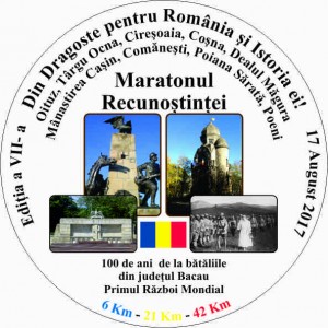 Maratonul Recunostintei,  Editia a 7-a, 17 august 2017, judetul Bacau